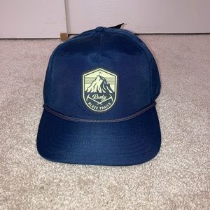Rowdy Gentleman Blaze Trails Rope Snapback To Good Times Navy Men’s Hat New